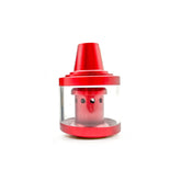 Windowed Molasses Catcher - Red - - Crown Hookah